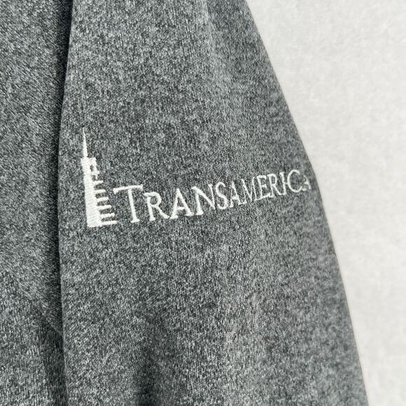 TRANSAMERICA Sweatshirt Mens M Employee Agent Life Insurance Investments Gray - Picture 8 of 13